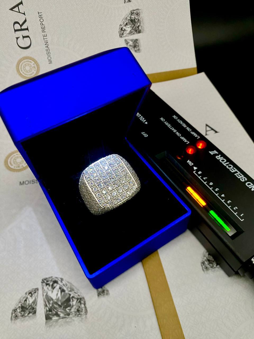 VVS Moissanite Diamond Men BussDown Ring 💎💎💎 – Image 2