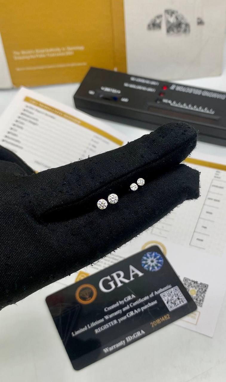 VVS Moissanite Diamond Nose-Ring  – Image 3