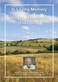 English Countryside Order of Service – Image 1