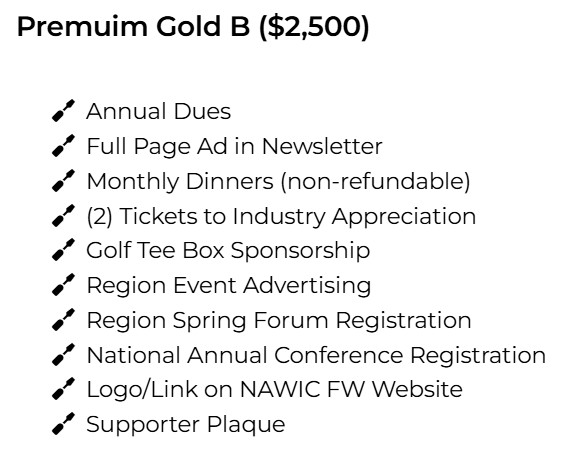 Gold B Sponsorship – Image 2