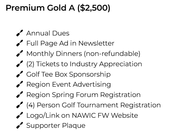 Gold A Sponsorship – Image 2
