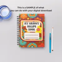1970's Groovy Cookbook Template – Image 3