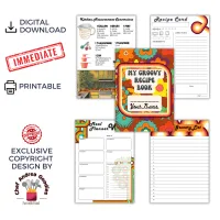1970's Groovy Cookbook Template – Image 9