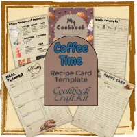 Coffee Time Cookbook Template – Image 1