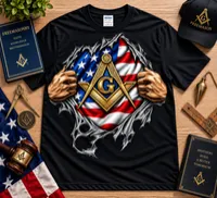 Super Mason – Masonic T-Shirt – M, Sand