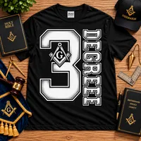 3rd Degree – Masonic T-Shirt – S, Heather Gray