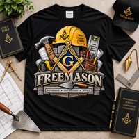 Construction – Masonic T-Shirt – S, Heather Gray