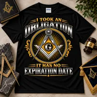 Obligation – Masonic T-Shirt – S, Heather Gray