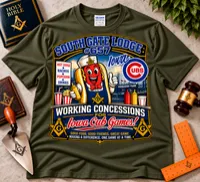 South Gate Lodge Iowa Cubs Concessions – M, Olive Drab