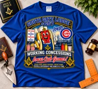 South Gate Lodge Iowa Cubs Concessions – L, Royal Blue
