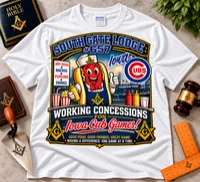 South Gate Lodge Iowa Cubs Concessions – M, White