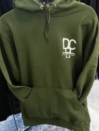 Green DCR Patch Hoodie – Image 1