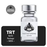 TRT Men's Refill Only Package 60 days (Cypionate 200mg/mL 10mL + Anastrozole 24×1mg) – Image 1