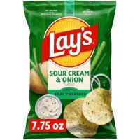 Lays Sour Cream & Onion Chips – Image 1