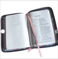 Bible - NLT - Filament Compact Zipper Floral Bible – Image 4