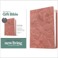 Bible - NLT Dusty Pink Petals Imitation Leather Filament Premium Gift Bible – Image 2