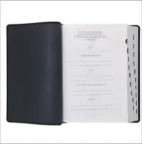 Bible - NLT - Black Faux Leather Spiritual Growth Bible – Image 2