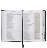 Bible - NLT - Black Faux Leather Spiritual Growth Bible – Image 4