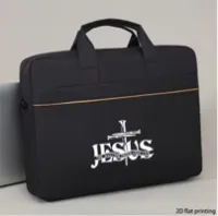 Bag - Jesus Print Laptop Bag - Black – Image 1