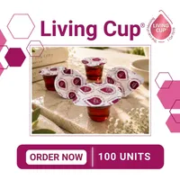 Living Cup® - Proprietary Grape Juice with Wafer - 100 Units – Image 1