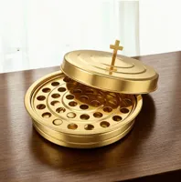 40 Holes Communion Tray with a Lid - Stainless Steel  – Image 1