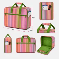 Candystripe multi colour Studio bag – Image 1