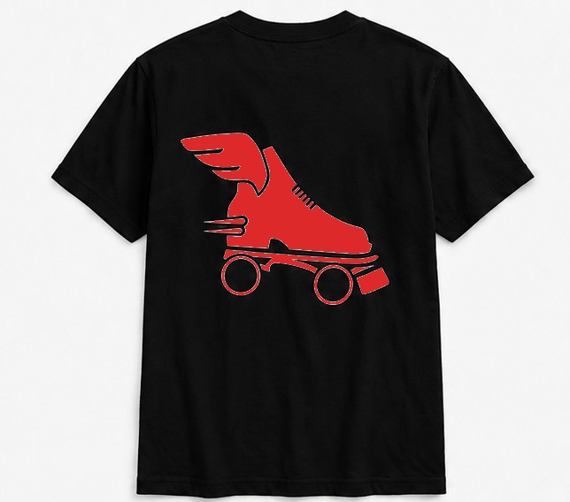Cascade Skating ATL T-Shirt – Red Writing, M
