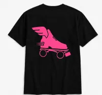 Cascade Skating ATL T-Shirt – Pink Writing, 3XL