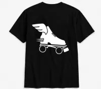 Cascade Skating ATL T-Shirt – White Writing, L