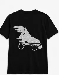 Cascade Skating ATL T-Shirt – Silver Glitter, 5XL