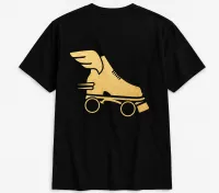 Cascade Skating ATL T-Shirt – Metallic Gold, XL