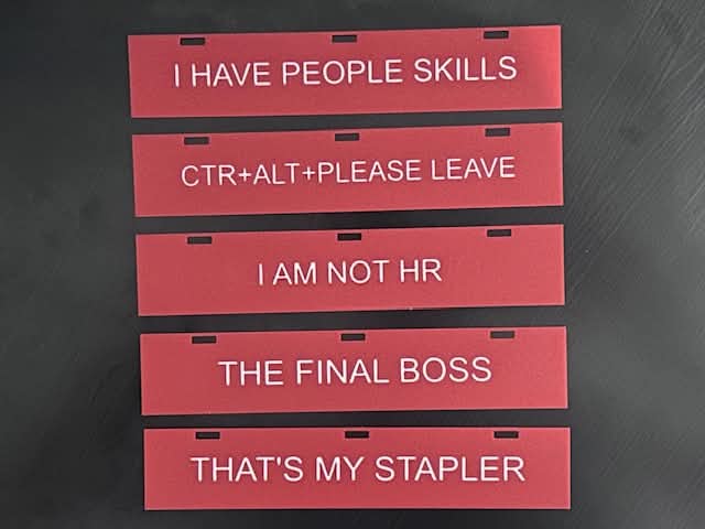 Funny Desk Sign – Image 5