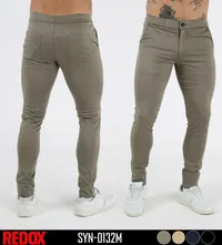 Redox Pantalon de Hombre Chino Verde Oliva SYN-0132M – Image 1