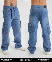 Not Essential Jean de Hombre Cargo Celeste NEX-0170M – Image 1