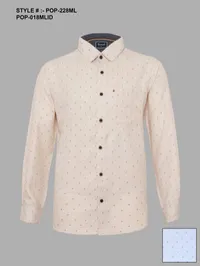 Silver Board Camisa de Hombre Durazno Lisa POP-228ML – Image 1