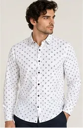 Silver Board Camisa de Hombre Rombos PCP-0115ML – Image 2