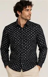 Silver Board Camisa de Hombre Rombos PCP-0115ML – Image 3