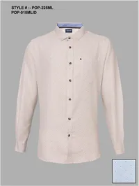 Silver Board Camisa de Hombre Rosa Texturada POP-225ML – Image 1