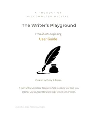 The Writer's Playground — From Idea to Beginning + User Guide – Image 4