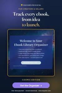 The Ebook Library Organizer — Cosmic Edition with Full User Guide and FAQs – Image 1