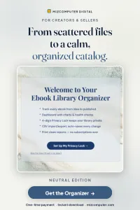 The Ebook Library Organizer — Neutral Edition + User Guide and FAQs – Image 7