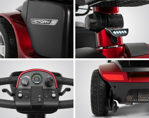 Scooter Victory 10, 4Wh Rojo – Image 3