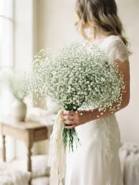 Blue Hydrangea Bouquet – Image 1