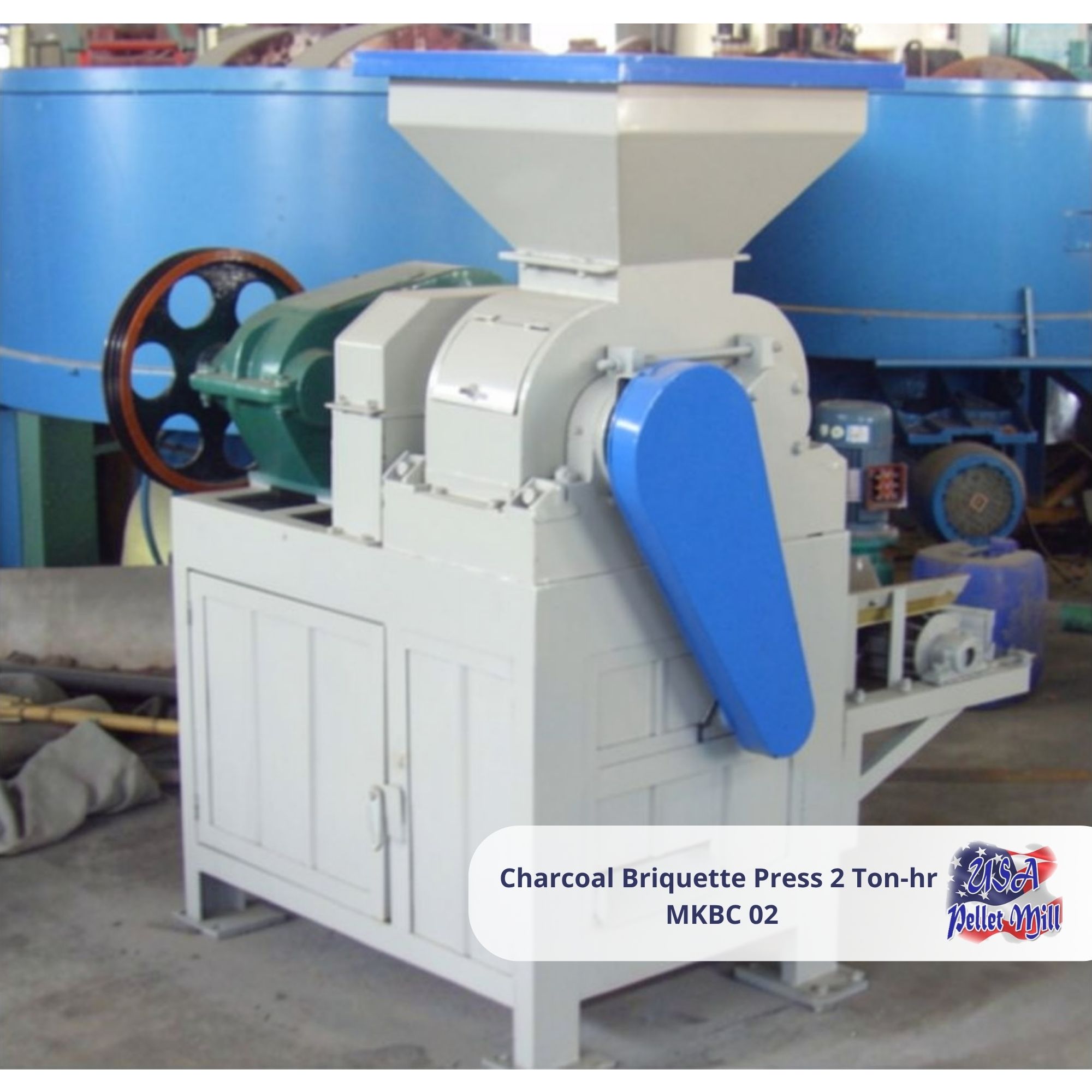 Charcoal Briquette Press 2 Ton-hr MKBC 02 – Image 1