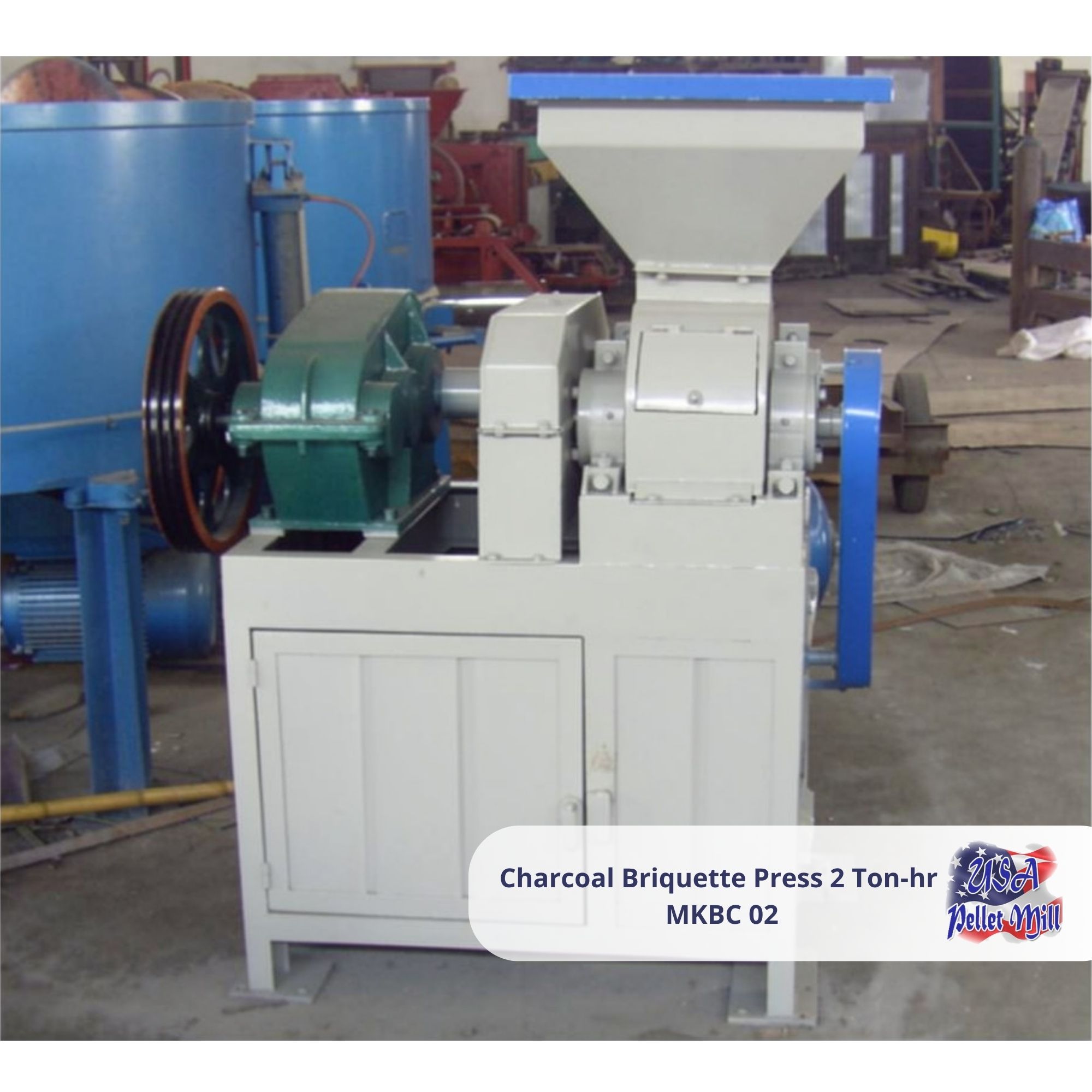 Charcoal Briquette Press 2 Ton-hr MKBC 02 – Image 2