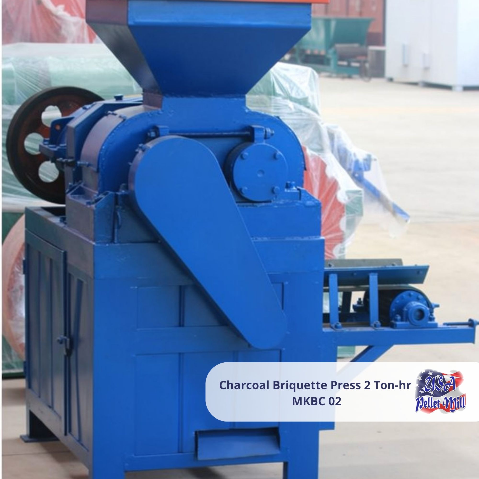 Charcoal Briquette Press 2 Ton-hr MKBC 02 – Image 3
