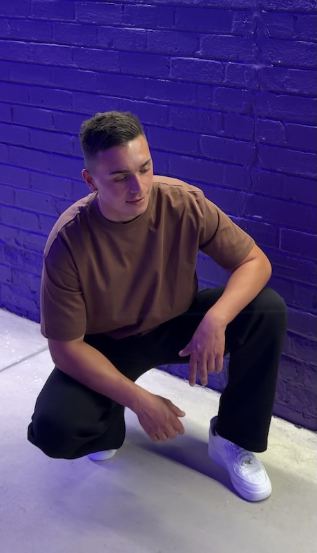 Block Tee - Chocolate – Image 3