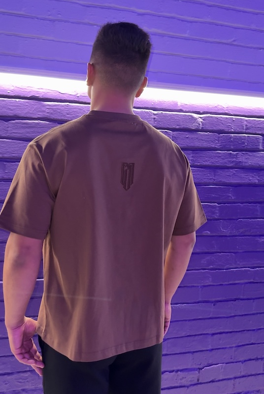 Block Tee - Chocolate – Image 1