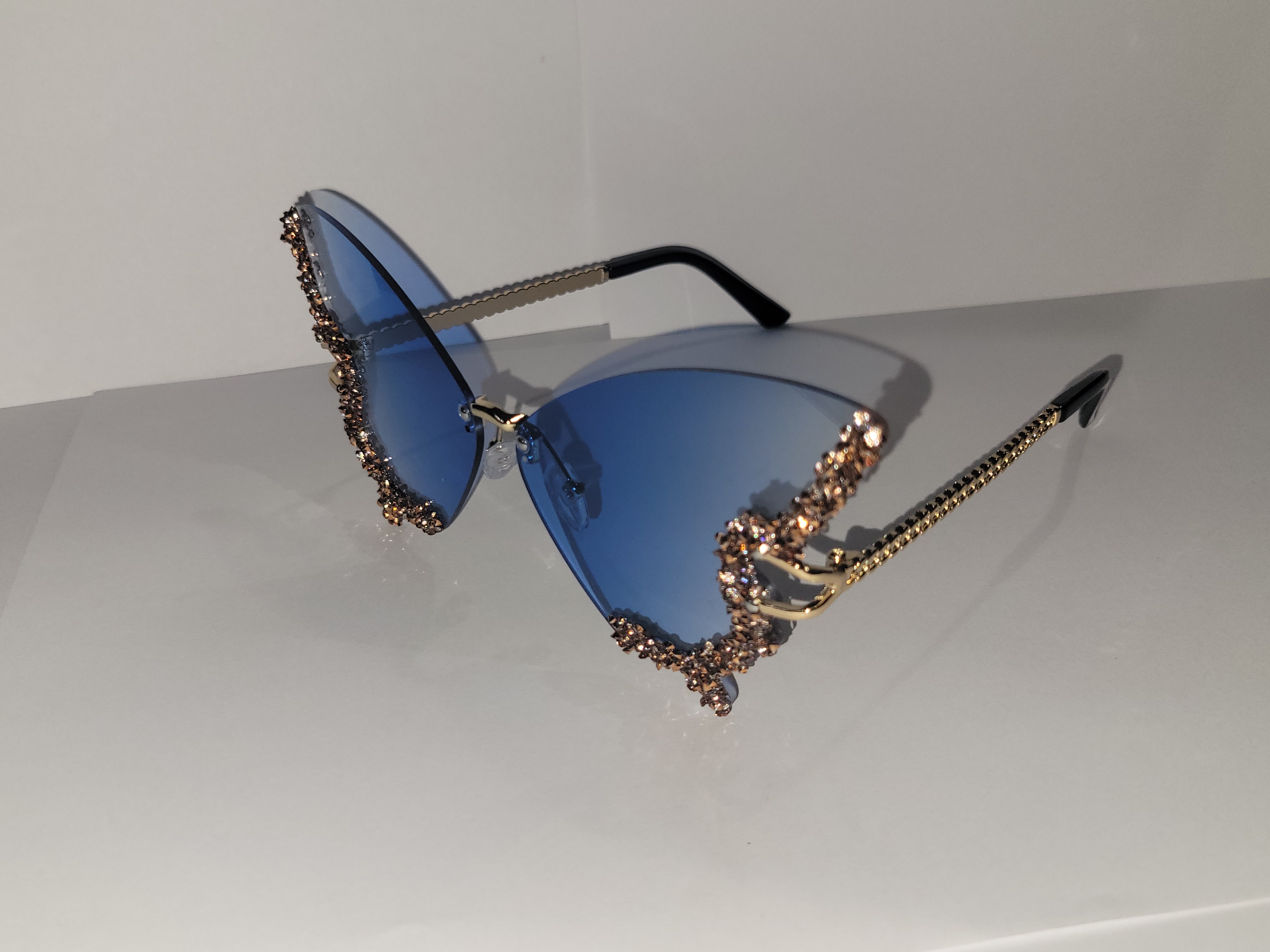 Butterfly Blue Shades with the Gold Frame! – Image 3