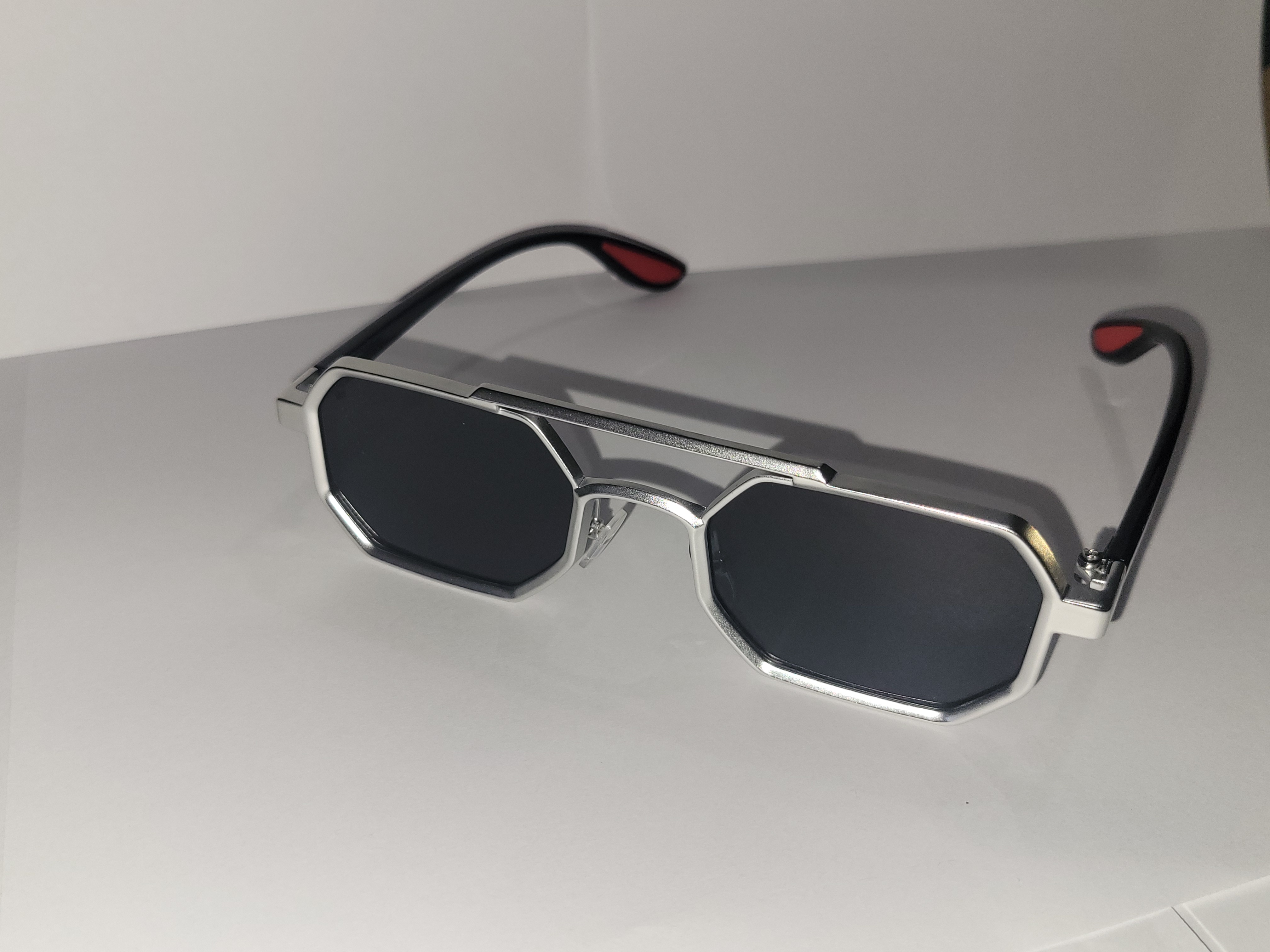 #10-Silver Hexagonal Shades – Image 1